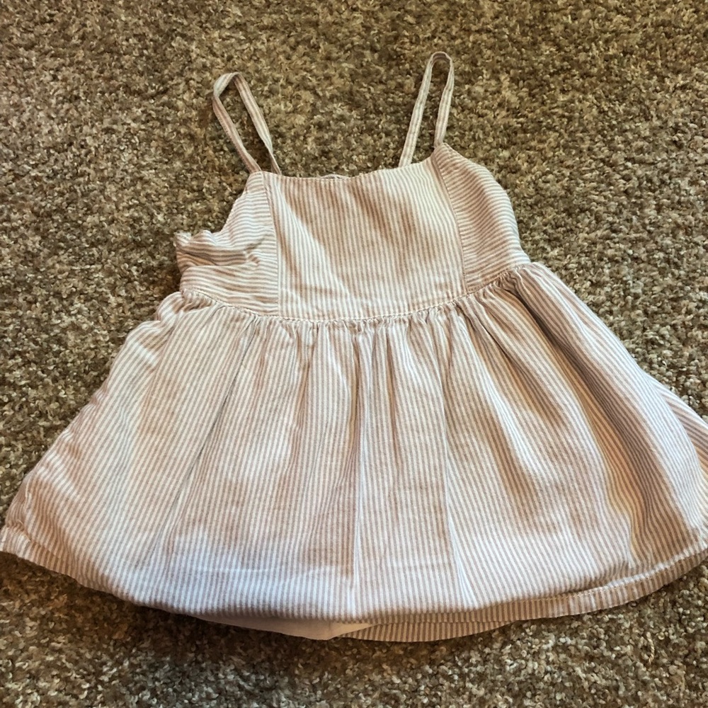 Open Back toddler girls tank